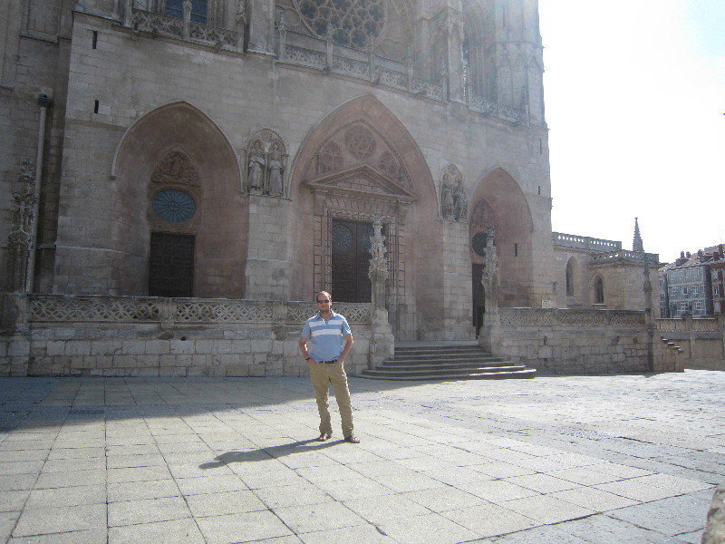 Leaving Burgos Cathedral