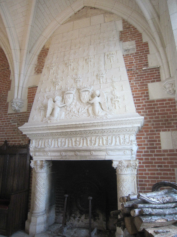Fireplace in Chateau