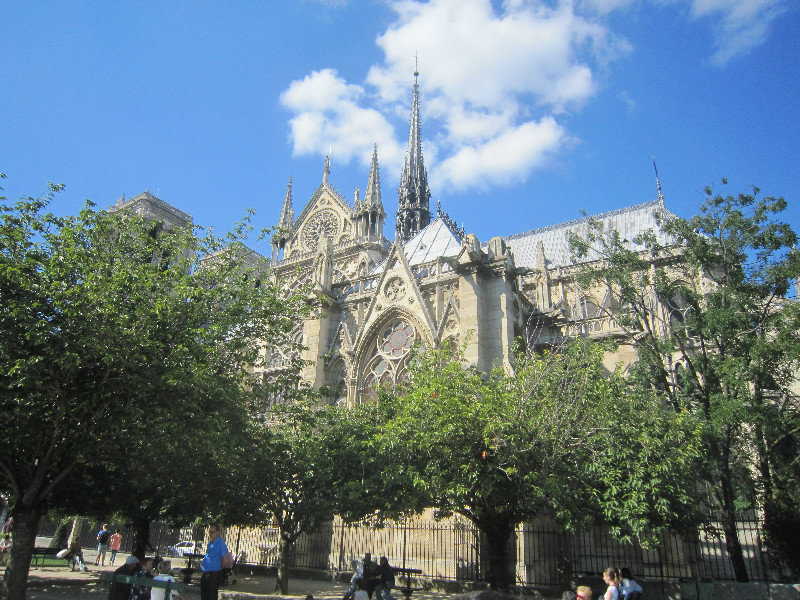 Side-View of Notre-Dame