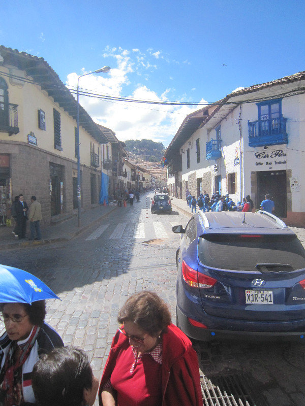 Typical Cusco Street Scene 