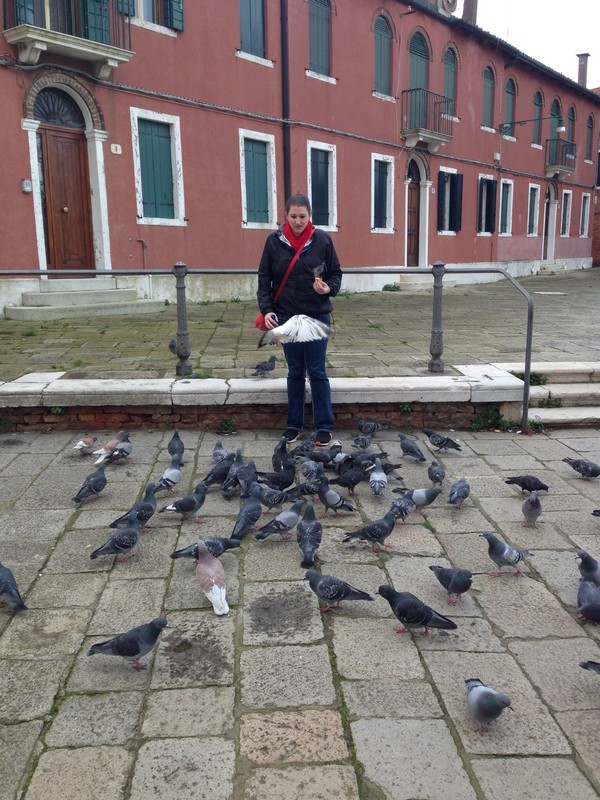 Tourist and those pigeons....