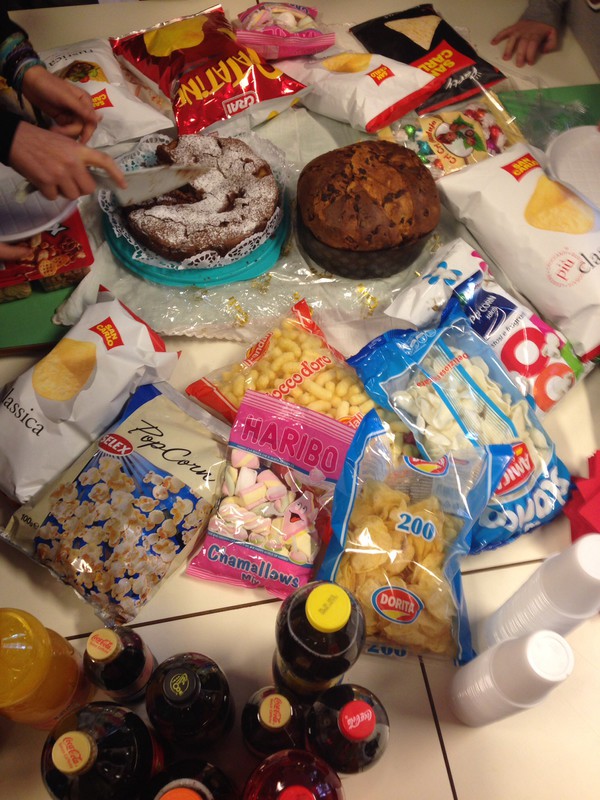 So much food, a party from my 3rd year class