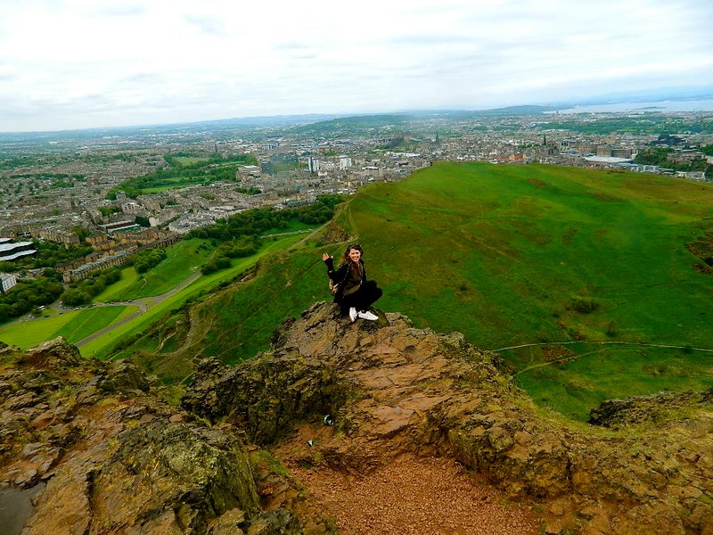 View from Arthur's Seat!