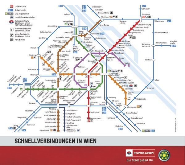 Wien S-Bahn Map