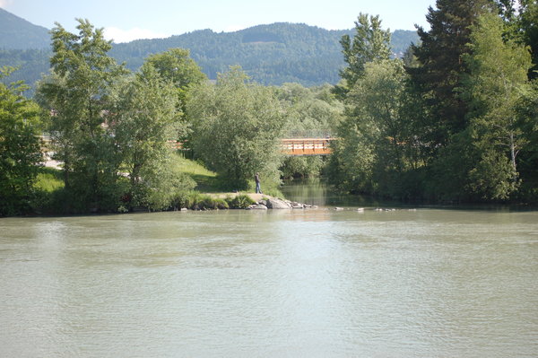 Fishing spot across the River