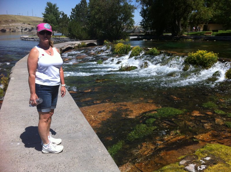 Fresh water spring in Great Falls