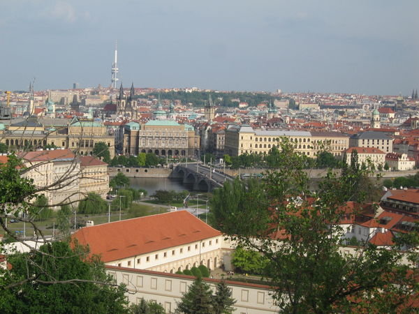 Views of Prague from the castle
