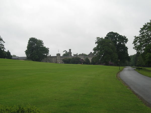 Coming up the drive way to Cabra Castle
