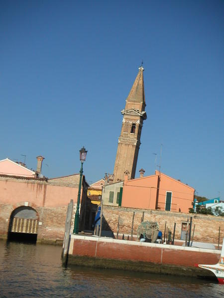 Burano Island - leaning Bell Tower