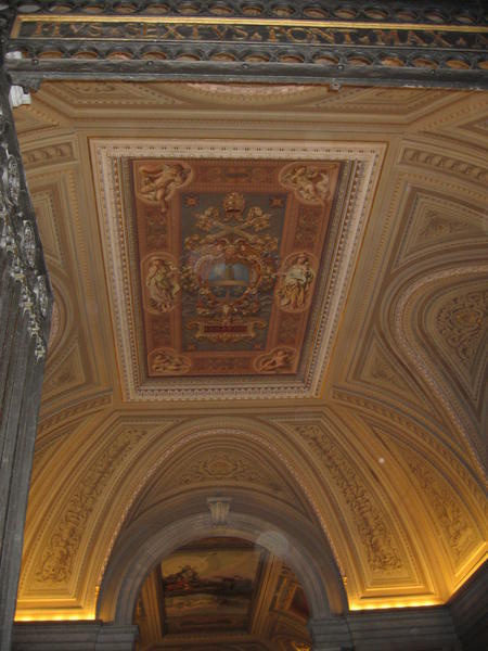 Ceiling inside the Vatican