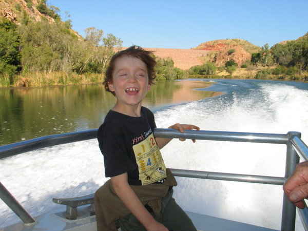 Alex on the Ord River cruise