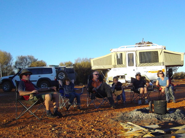 Camping near Marla, SA