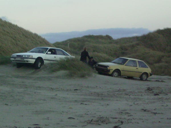 Stuck in a sand dune