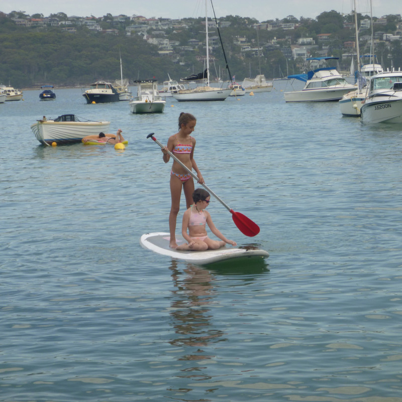 Paddle Boarding At Manley. 
