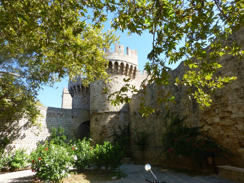 Wall surrounding Rhodes