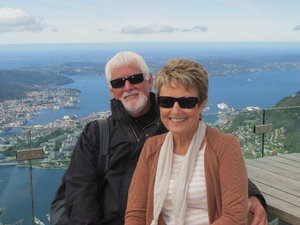 Pam and Warwick in Norway