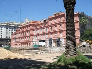 Back of the Pink Palace