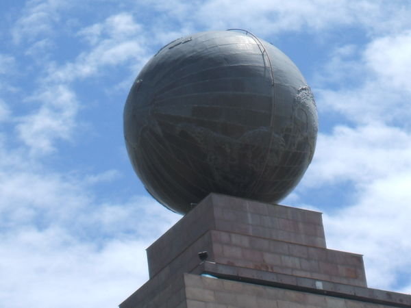 Globe with NZ on top