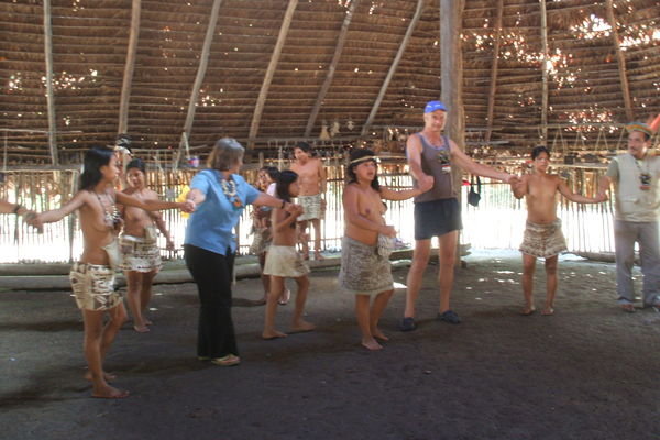 Dancing with 'authentic' native dancers