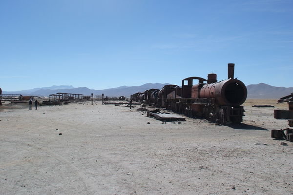 The train that used to go to Uyuni, train cemetery