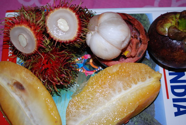 Owoc karamboli, Rambutan i Mangosteen