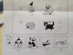 Bassie's homework - not sure they'd get away with that last picture over here..!!