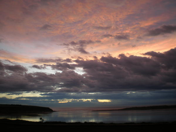 Sunset Fortrose - Looking out towards South Pole