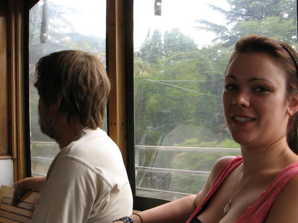 Willy & Cara in the trolleybus
