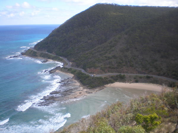 Great Ocean Road from above