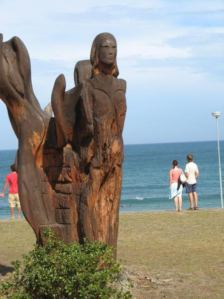 Torquay - Seashore carving