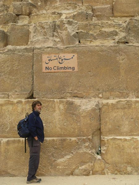 Not climbing the Great Pyramid