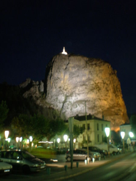 Castellane at night