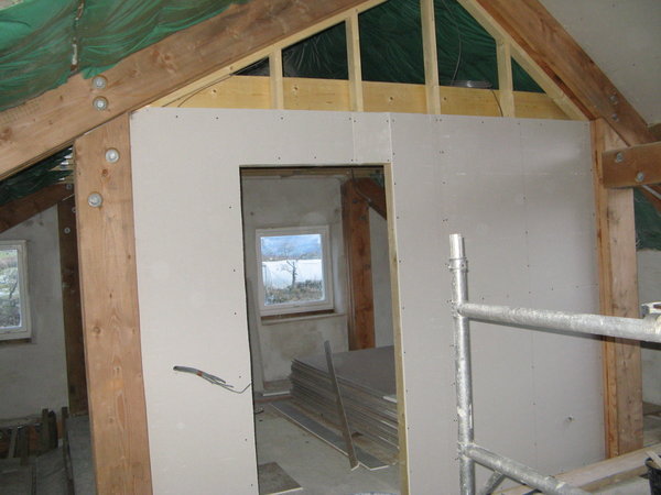  Plasterboard - bedroom 2
