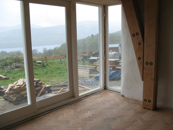 Floor and view towards loch