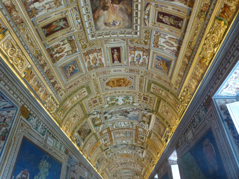 Ceiling in the Vatican Museum