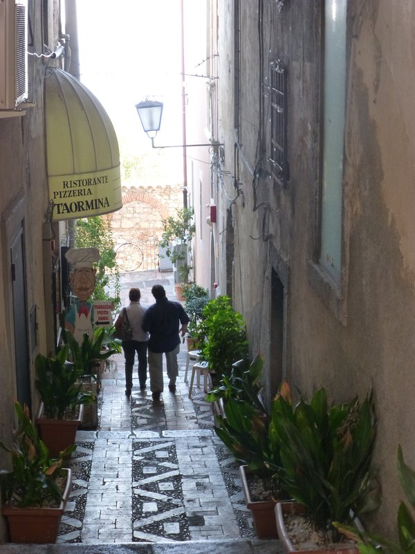 Alley in Taormina