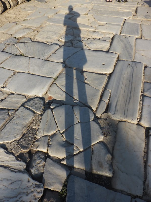 My shadow at Ephesus