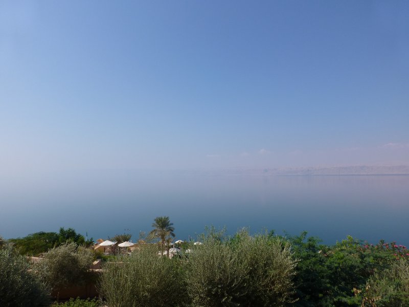 Dead Sea with Israel across the way