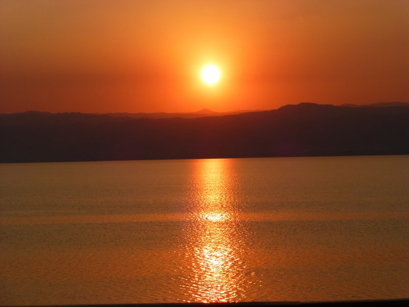 Sunset on the Dead Sea (3)
