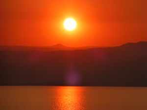 Sunset on the Dead Sea (4)