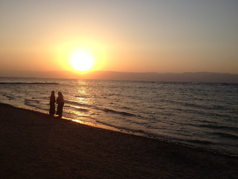Sian's pic of the Red Sea Sunset