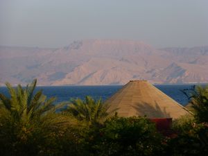 Red Sea and Egypt on the other side