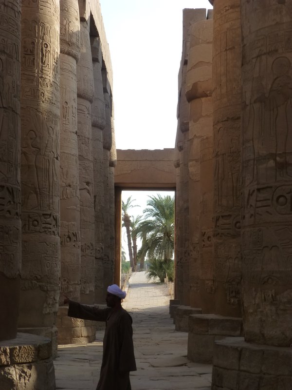 Amazing Karnak Pillars