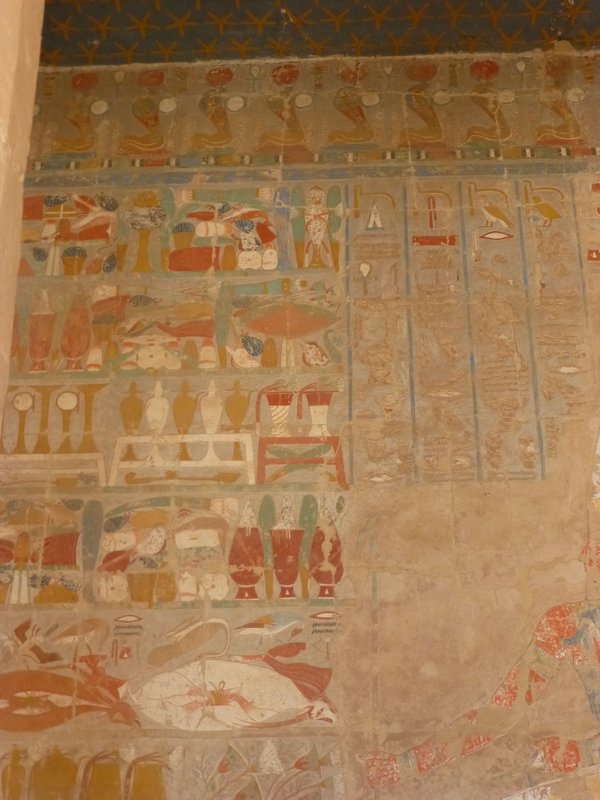 Detail of walls at Queen Hatshepsut Temple (10)