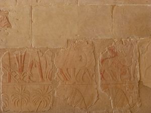 Detail of walls at Queen Hatshepsut Temple (2)