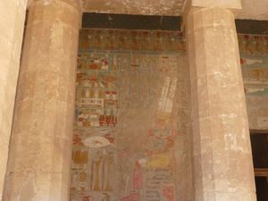 Detail of walls at Queen Hatshepsut Temple (8)