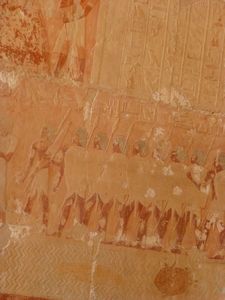 Detail of walls at Queen Hatshepsut Temple (3)