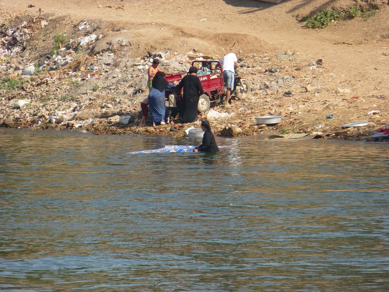 Laundry in the Nile