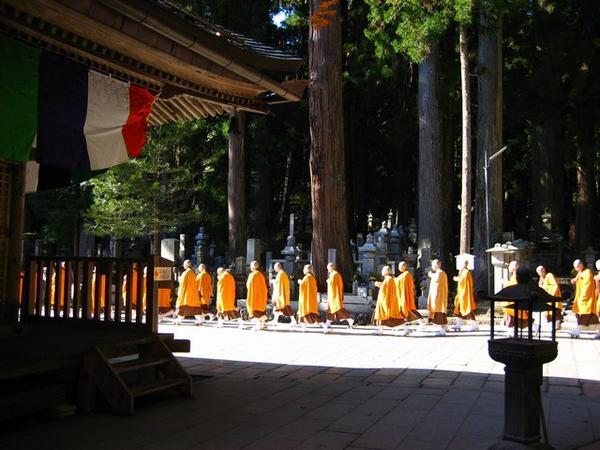 Monks in Koyosan