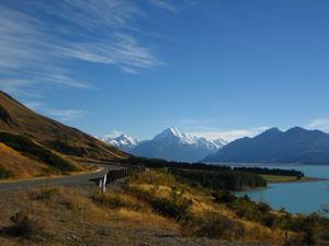 On the Road to Mt. Cook